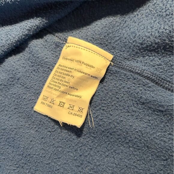 Helly Hansen Blue Half Zip mens Fleece Pullover Size XL - Picture 6 of 9